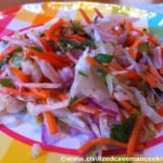 Lime cilantro coleslaw