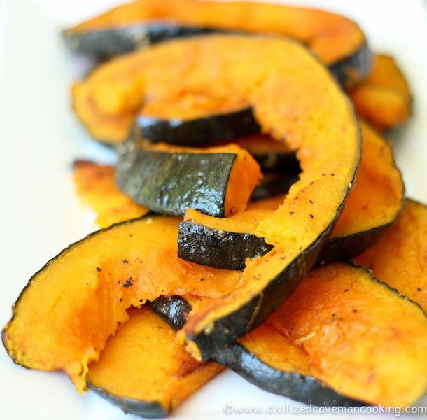 Roasted kabocha squash