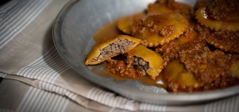 Bacon Beef Ravioli