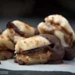 Chocolate Bacon Almond Butter Bananas