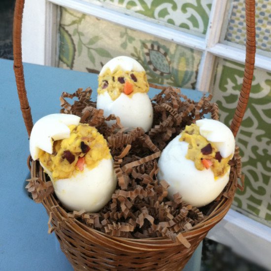 Bacon and Balsamic Deviled Eggs