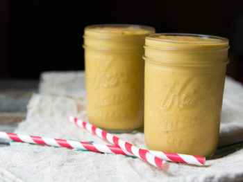 pumpkin custard smoothie