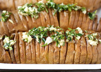 Hasselback Sweet Potatoes