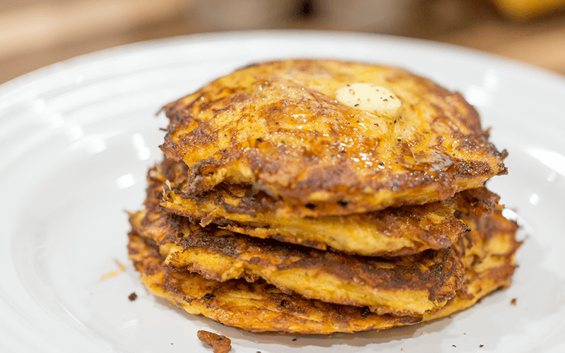 Bacon Spaghetti Squash Fritters