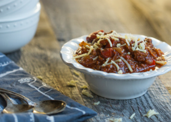 bacon chili with coffee in the instapot, crockpot or stovetop