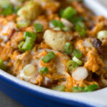 Buffalo Chicken Bacon Ranch Casserole